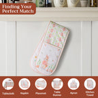 Bunny Party Double Oven Mitts