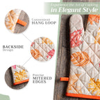 Colours of Autumn Oven Mitts + Pot Holders