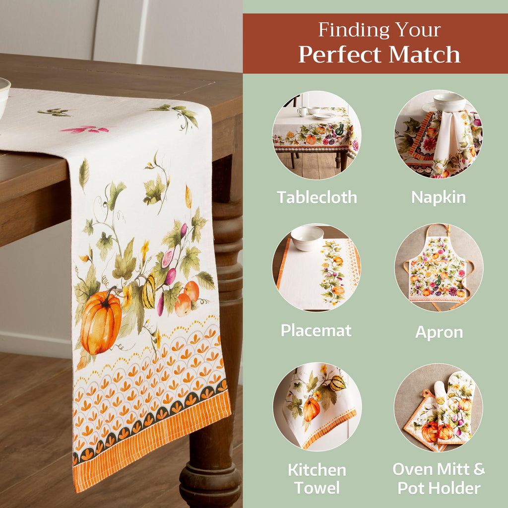 Pumpkin Garden Table Runners