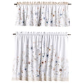 Ice Florals Kitchen Curtains