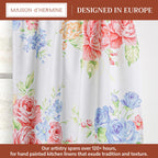 Vintage Floral Kitchen Curtains