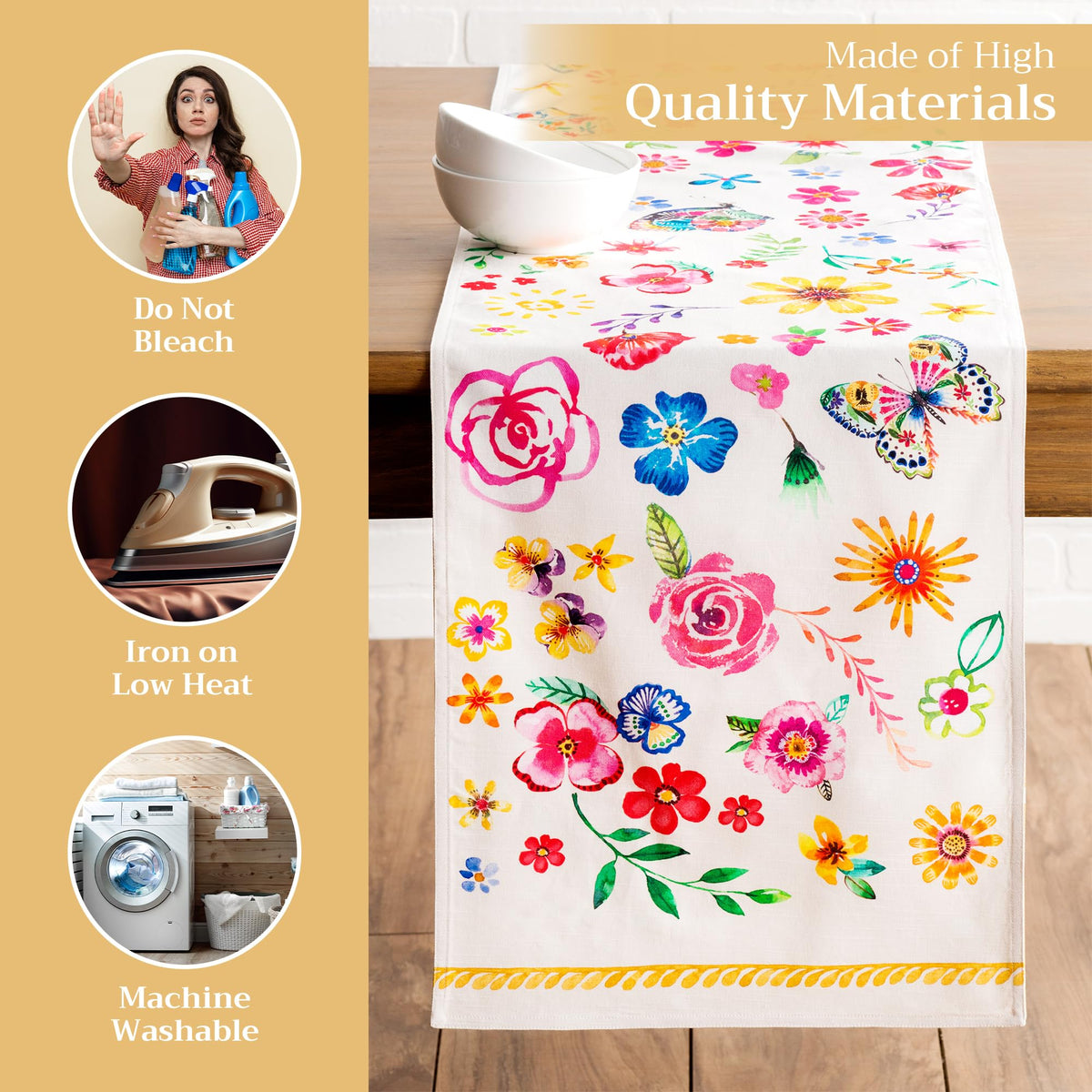 Happy Florals Table Runners
