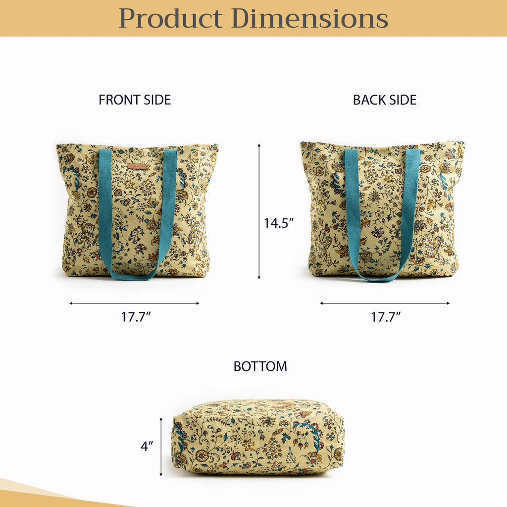 Lakshmi Canvas Tote Bags