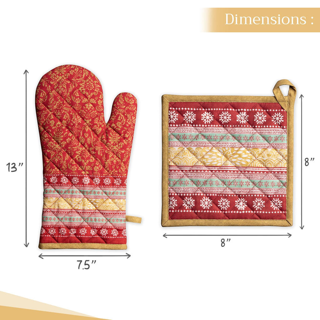 Sofia Oven Mitts + Pot Holders