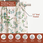 Holly Time Kitchen Curtains