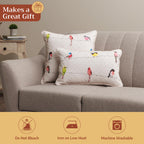 Birdies On Wire Throw Pillow Covers