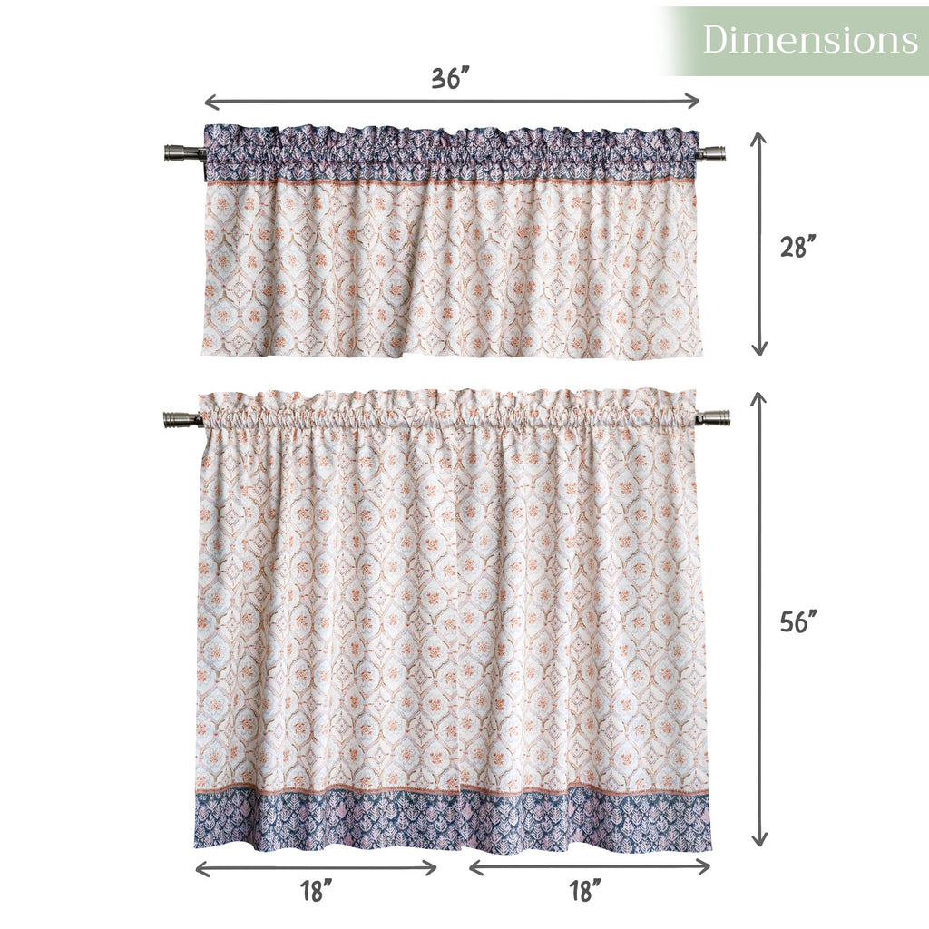 Fair Isle Kitchen Curtains