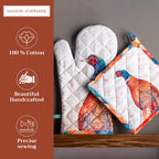 Faisan D'Automne Oven Mitts + Pot Holders