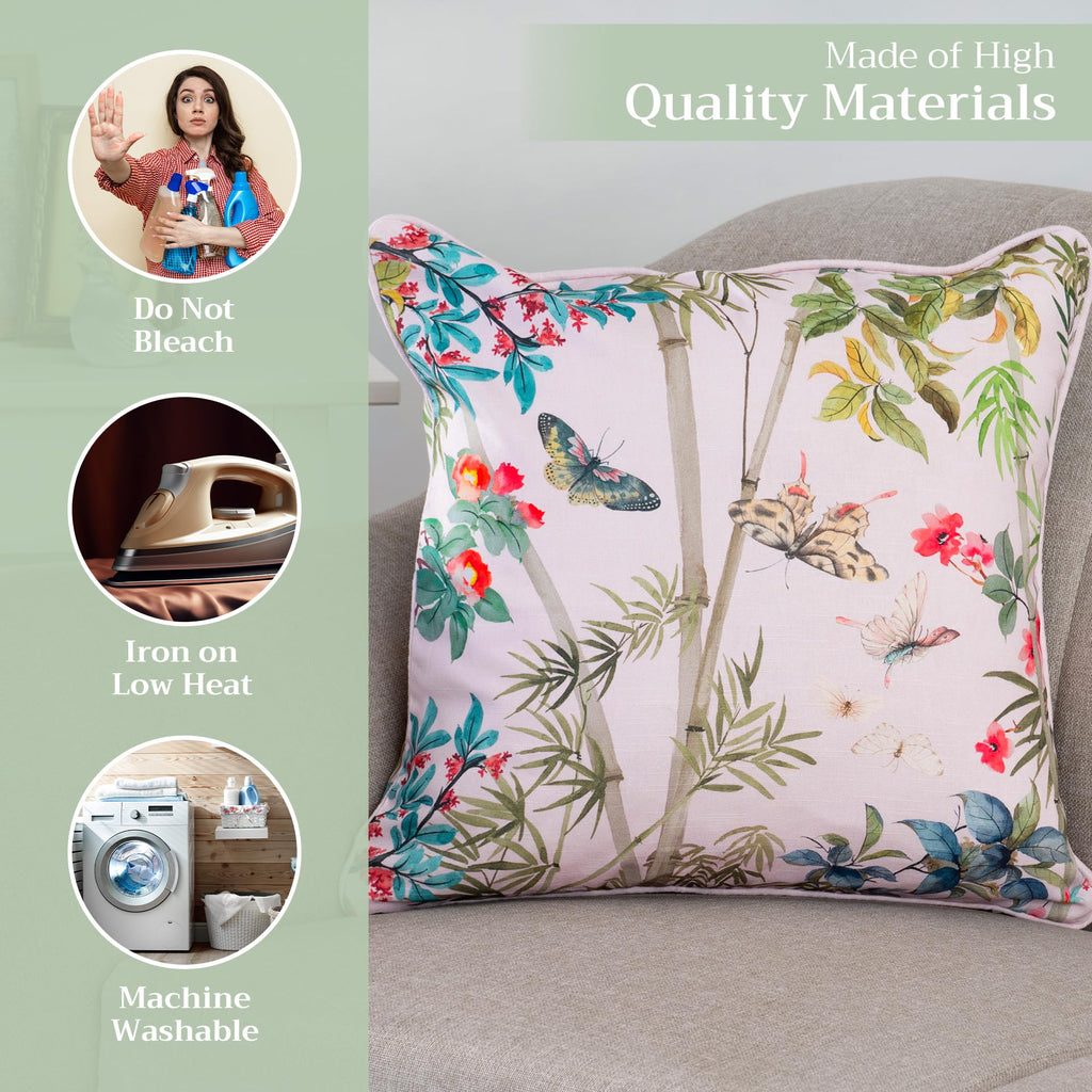 Canne Throw Pillow Covers