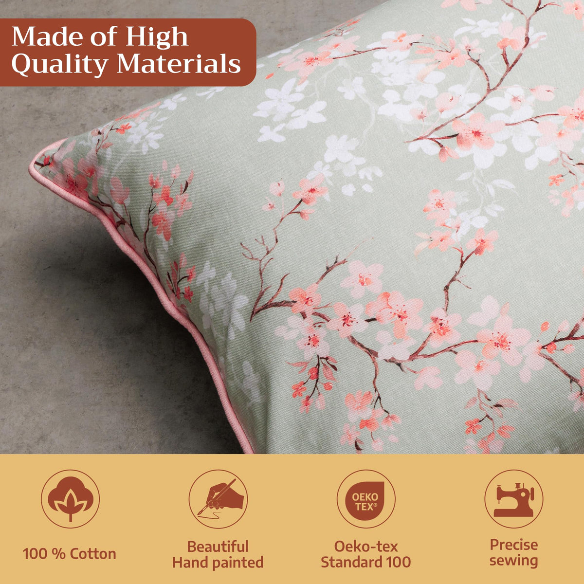 Blossoms In Spring Throw Pillow Covers