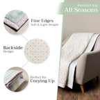 Easter Dew Throw Blankets