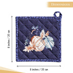Pumpkin Blues Pot Holders