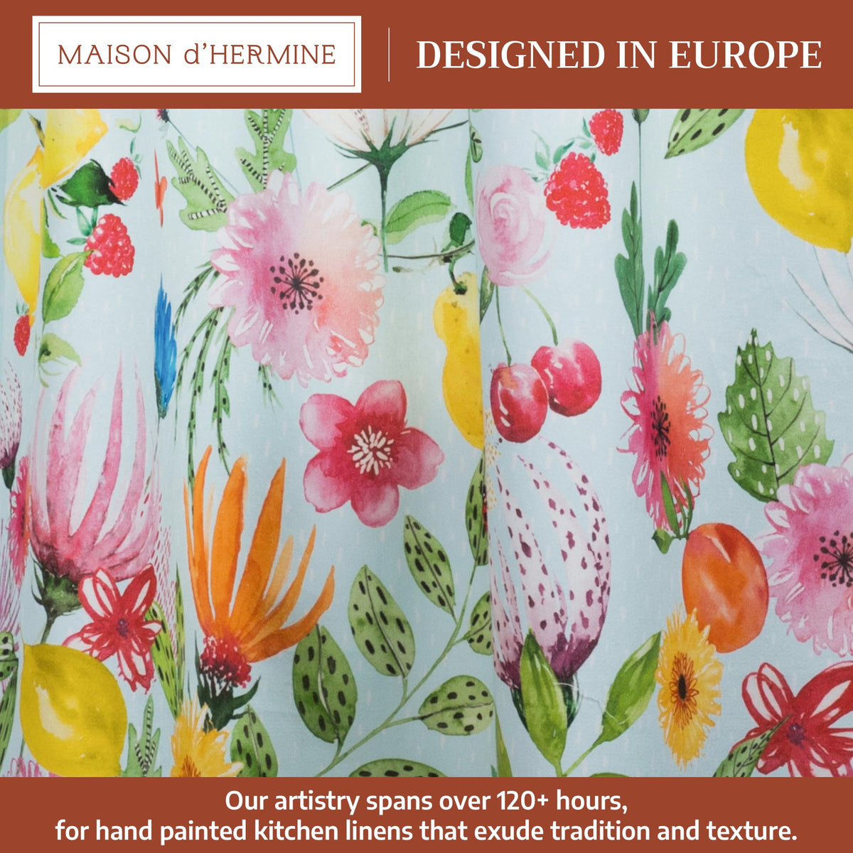 Jardin D'Ete Kitchen Curtains