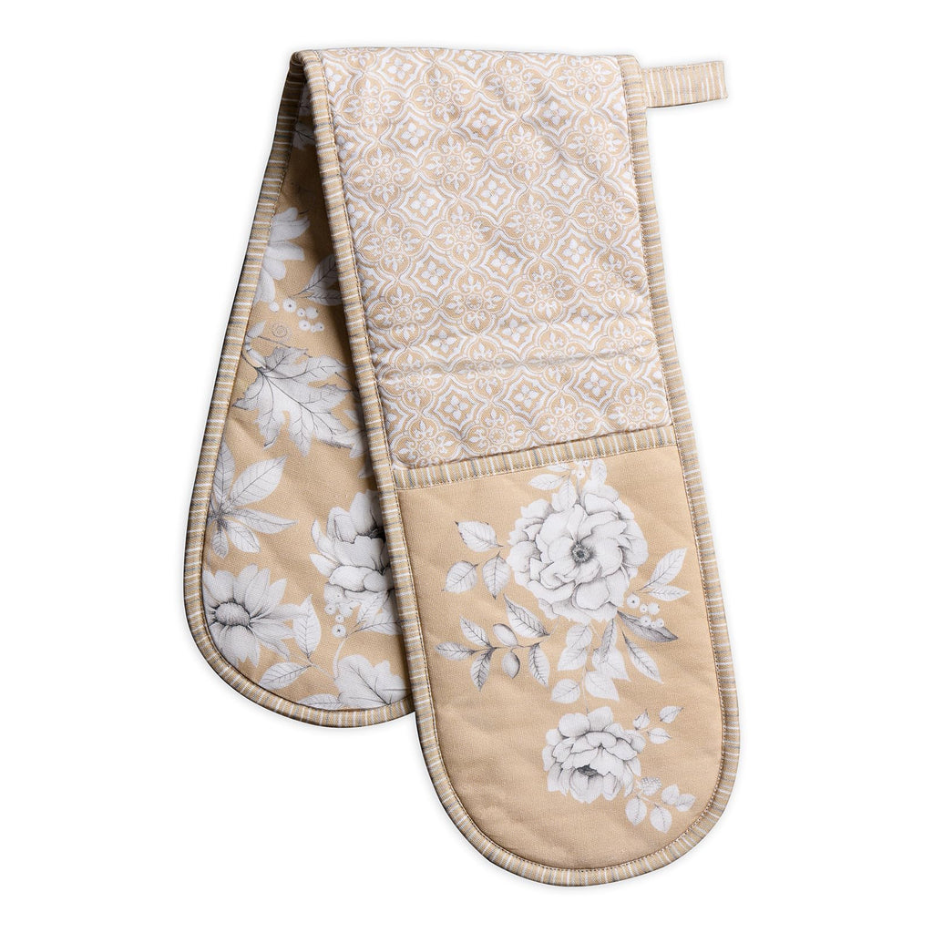 Pretty Autumn Double Oven Mitts