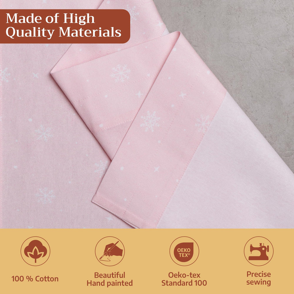 Christmas Market Kitchen Curtains