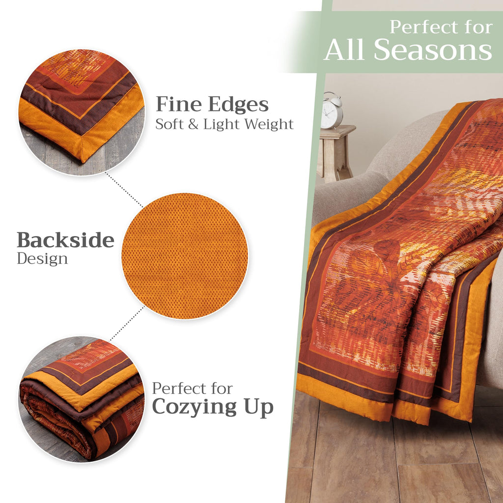Thanksgiving Tartan Throw Blankets