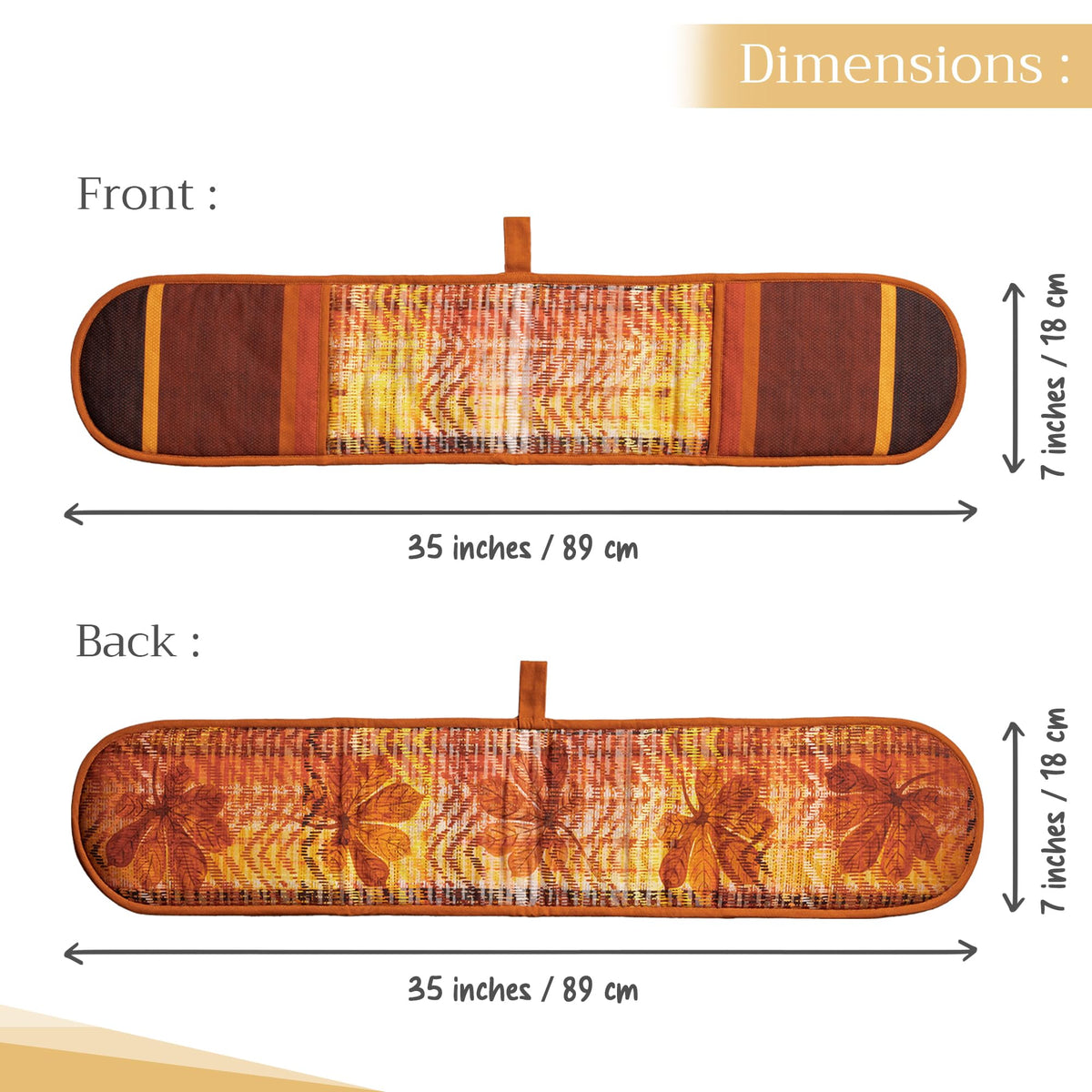Thanksgiving Tartan Double Oven Mitts