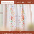 Bunny Party Kitchen Curtains