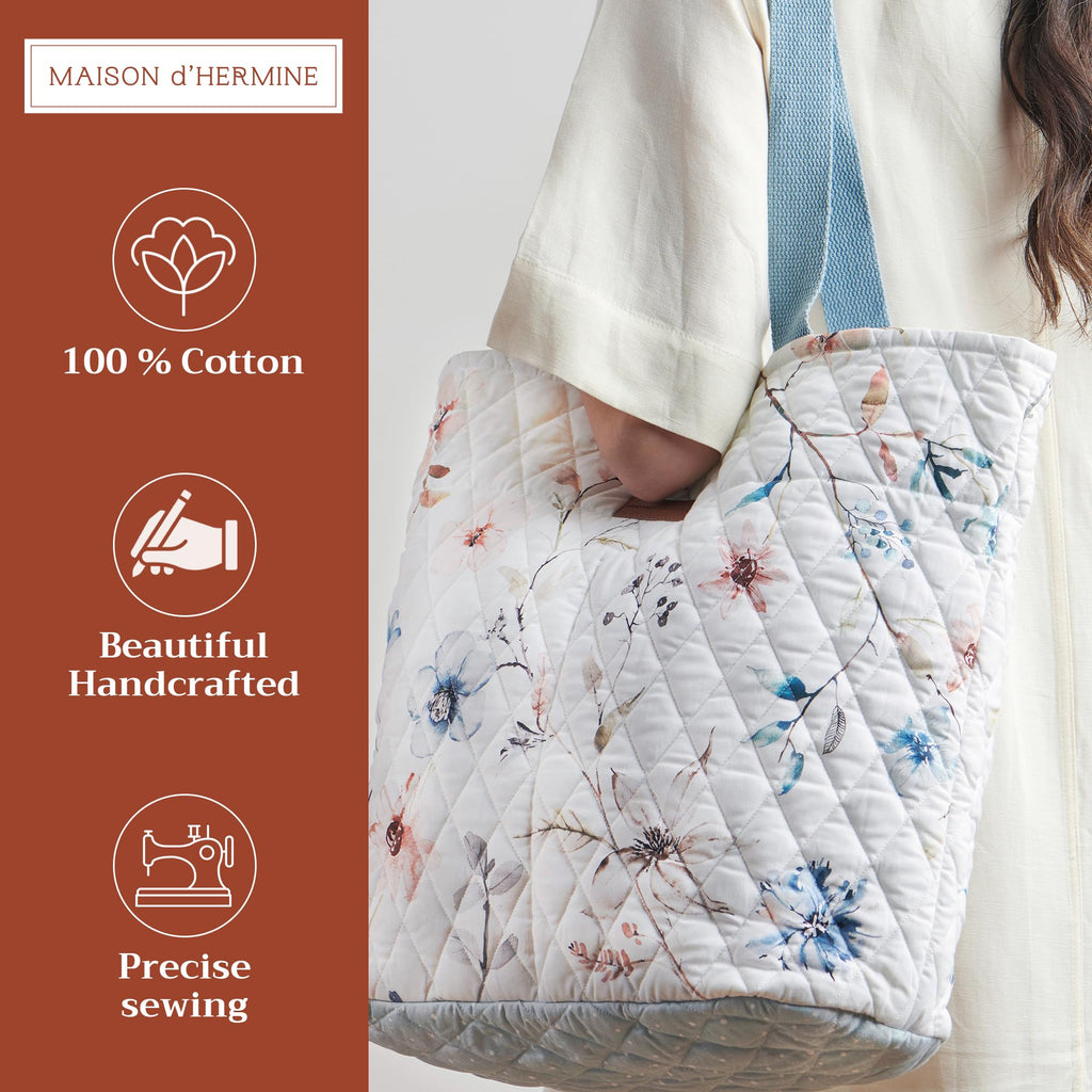 Ice Florals Shopping Bags