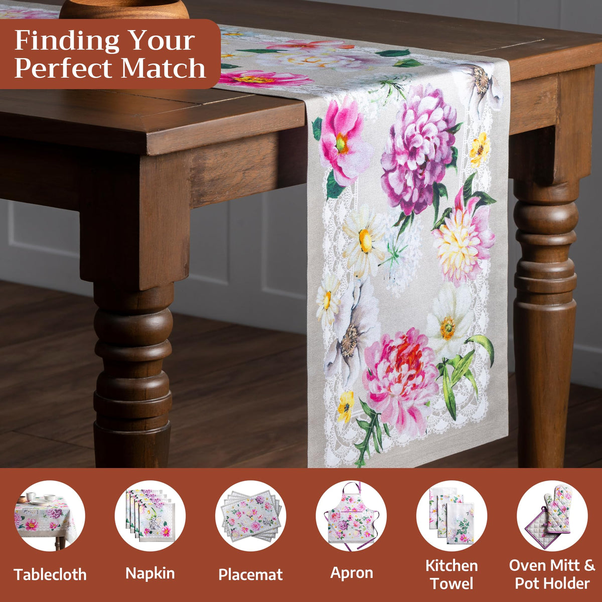 Pivoine Table Runners
