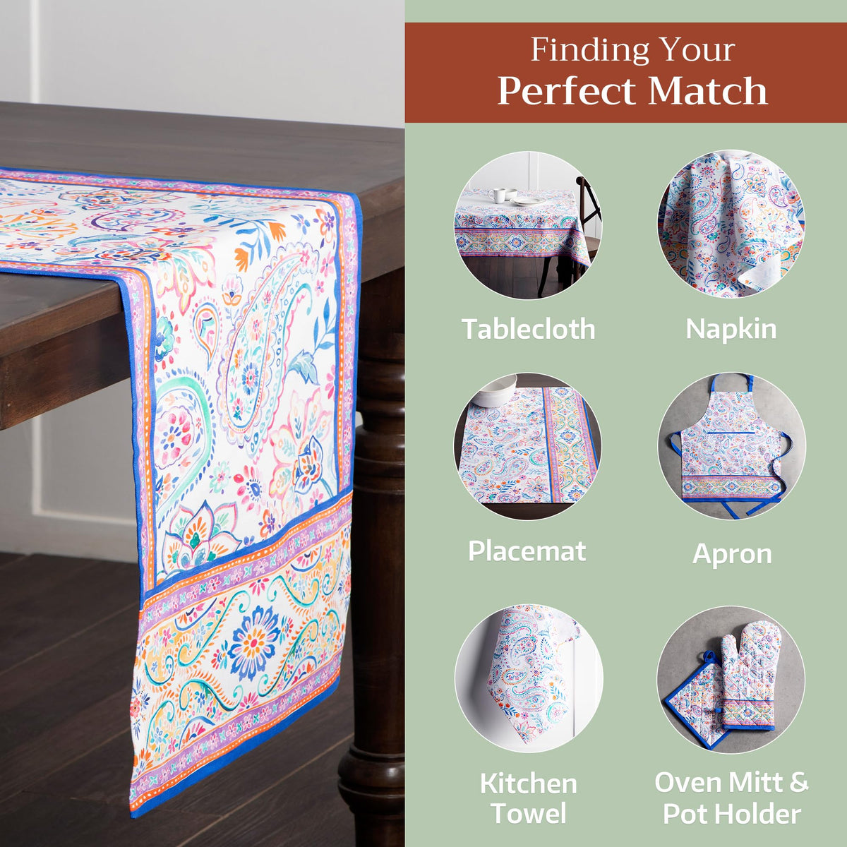 Indian Floral Table Runners