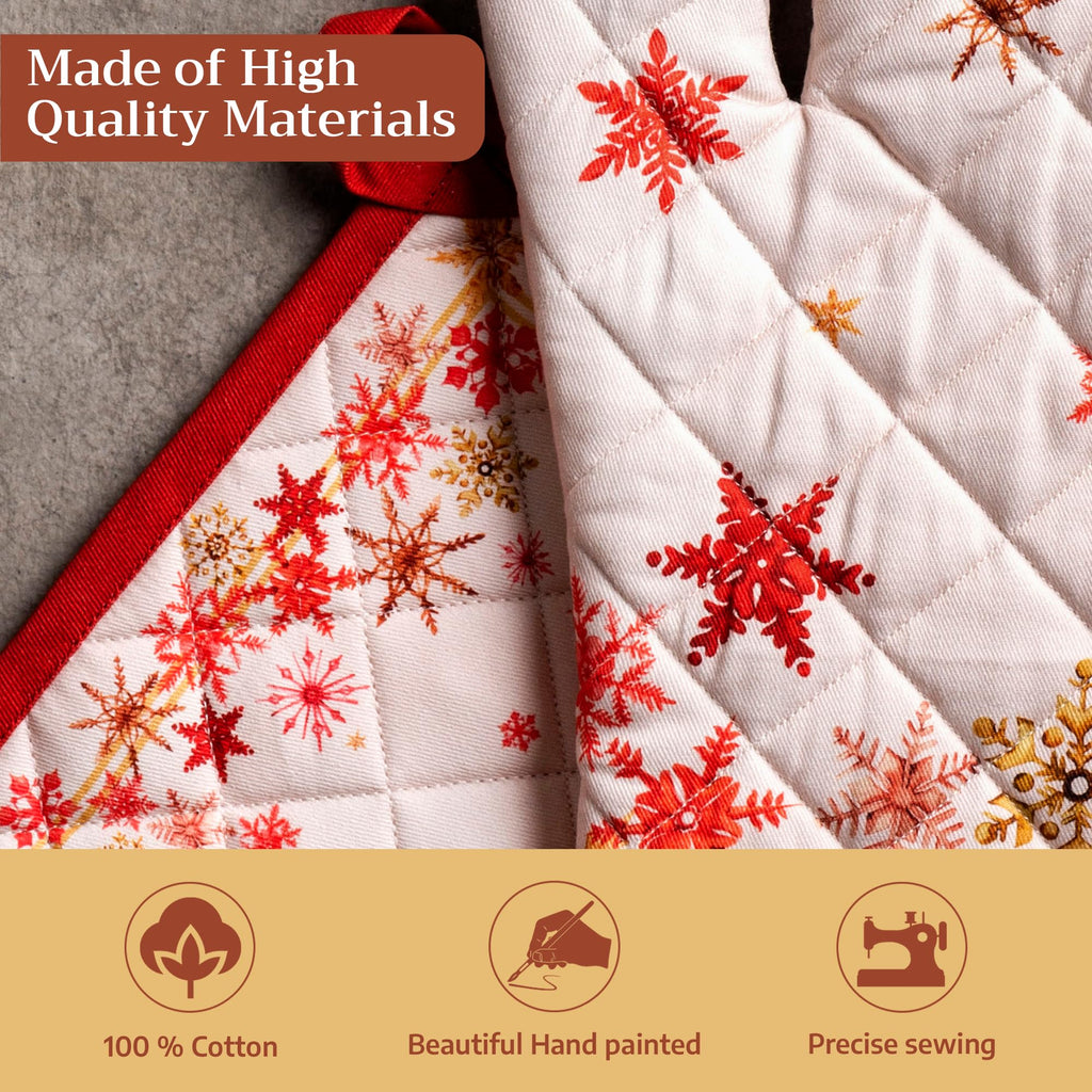 Crystal Star Oven Mitts + Pot Holders