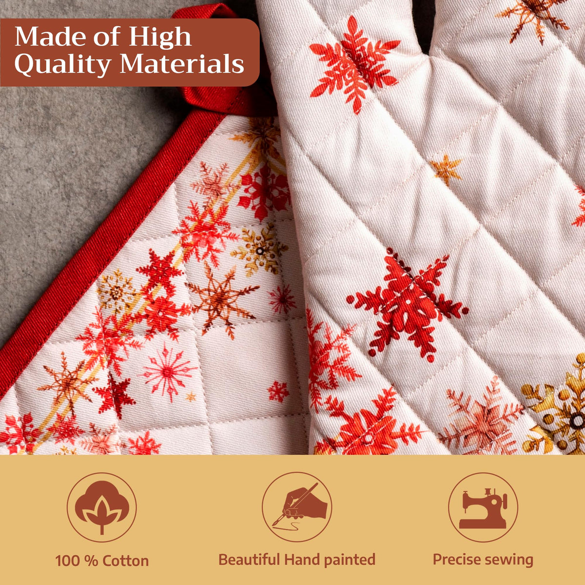 Crystal Star Oven Mitts + Pot Holders
