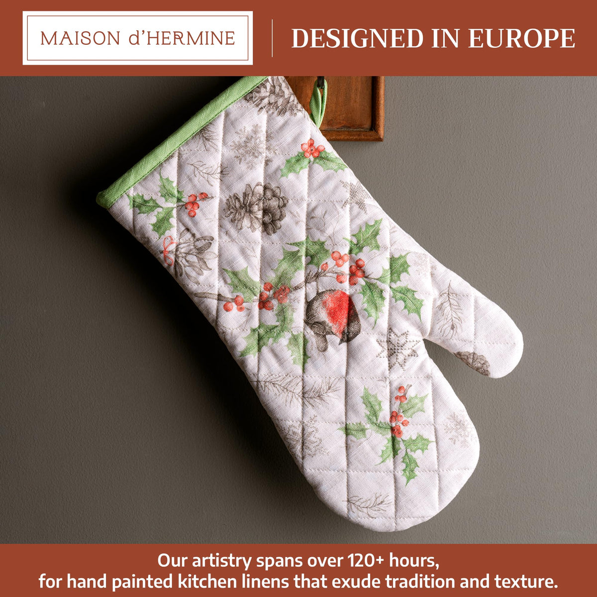 Christmas Dew Oven Mitts