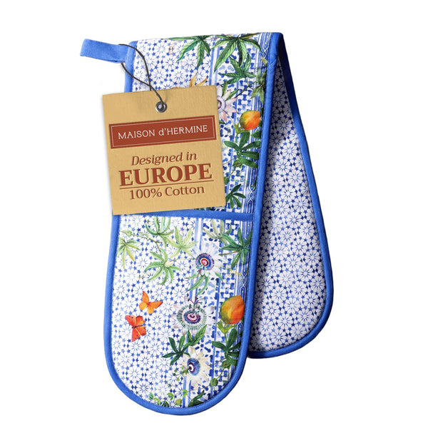 Passiflora Double Oven Mitts