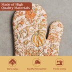 Pumpkin Spice Oven Mitts