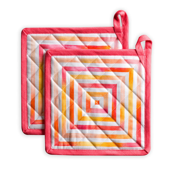 Summer Maze Pot Holders