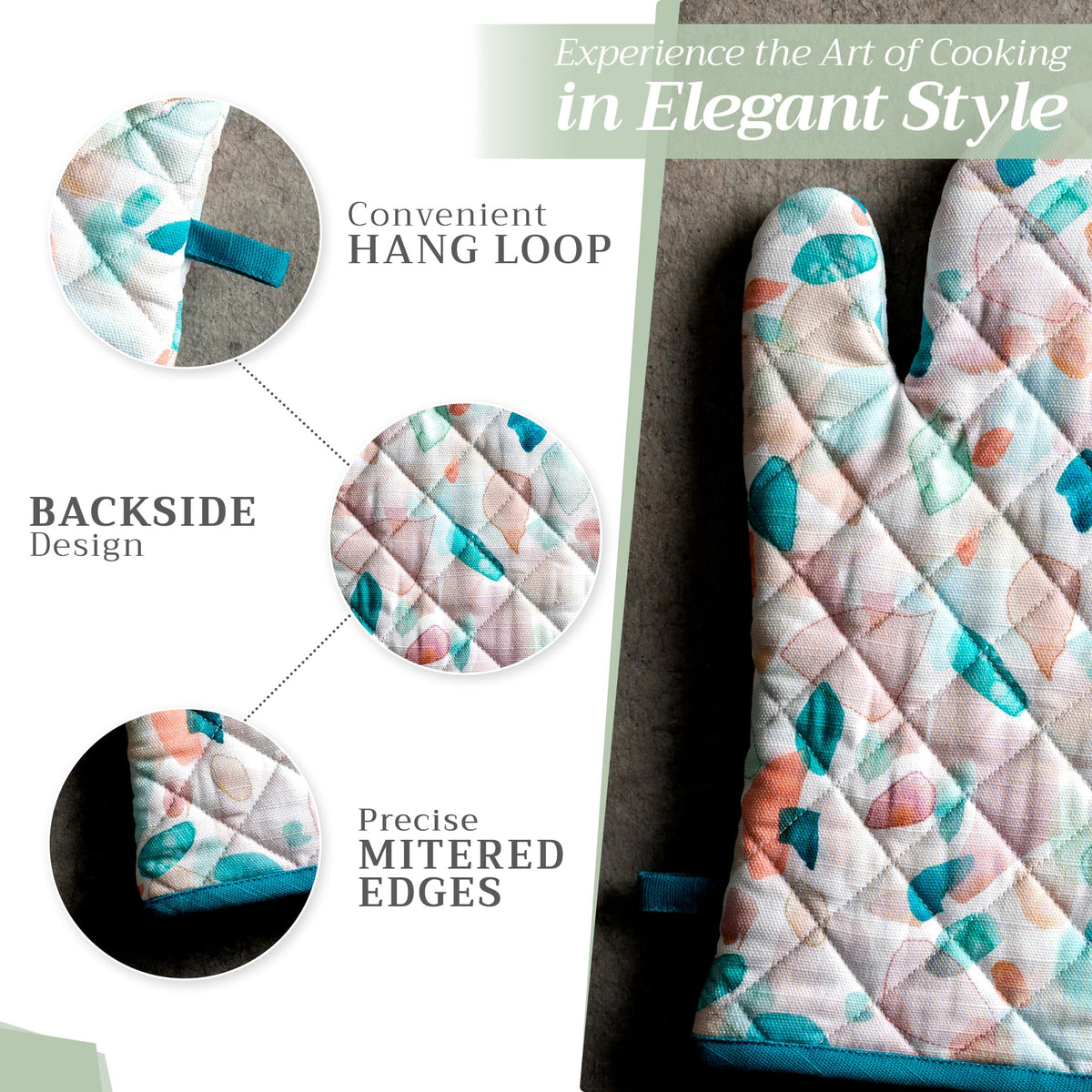 Summer Picnic Oven Mitts + Pot Holders