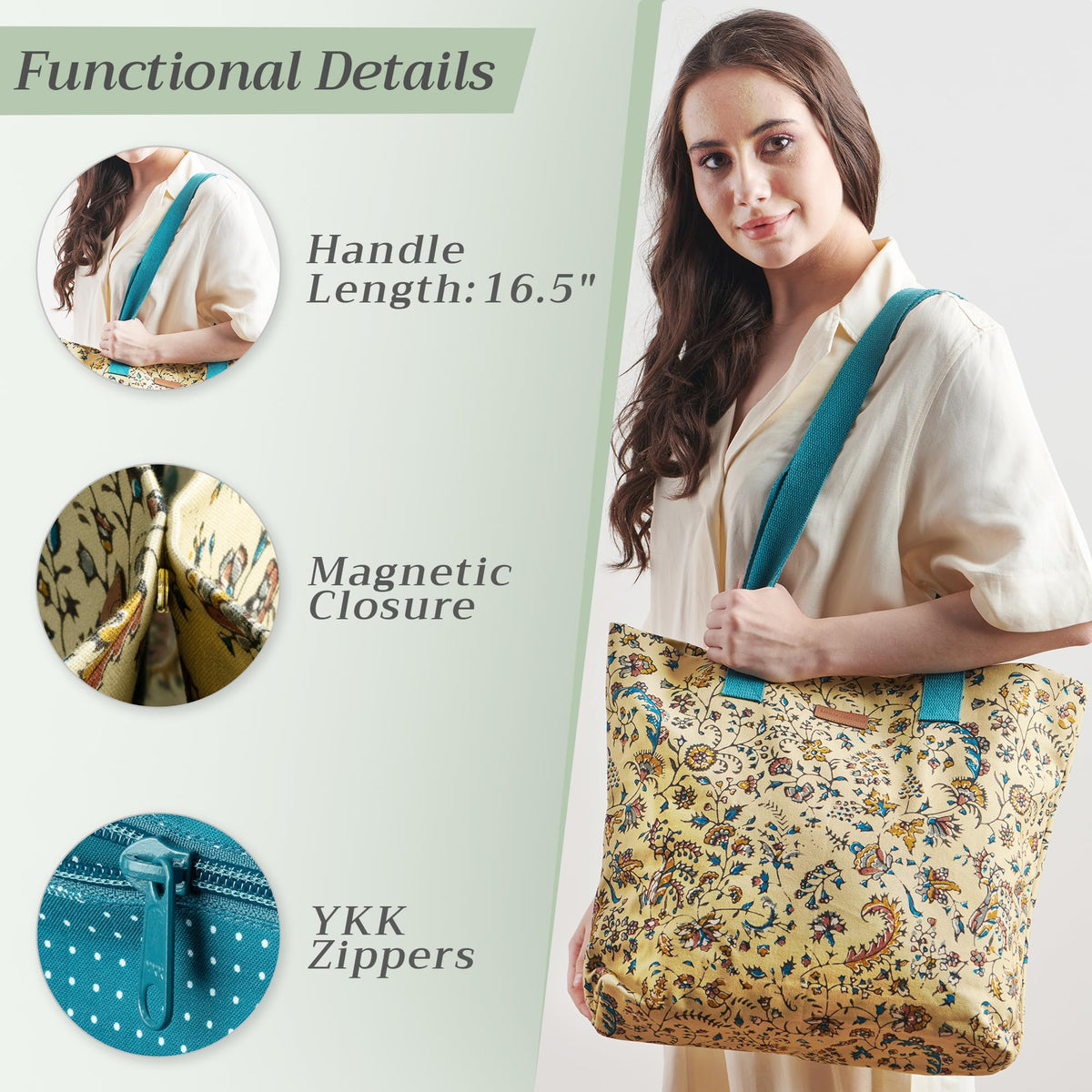 Lakshmi Canvas Tote Bags