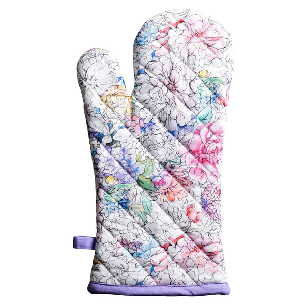 Floral Love Oven Mitts