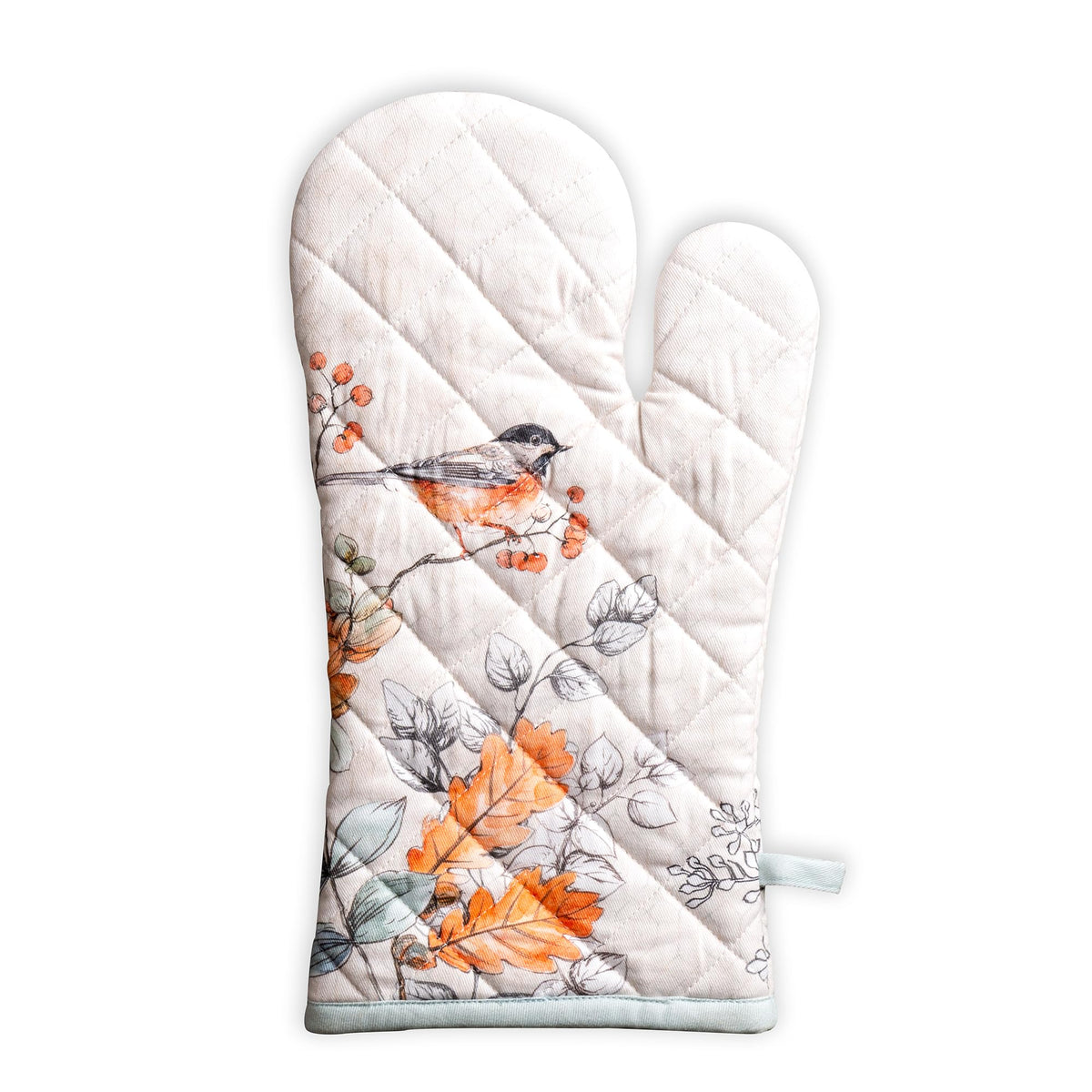 Whitish Shabby Chique Oven Mitts