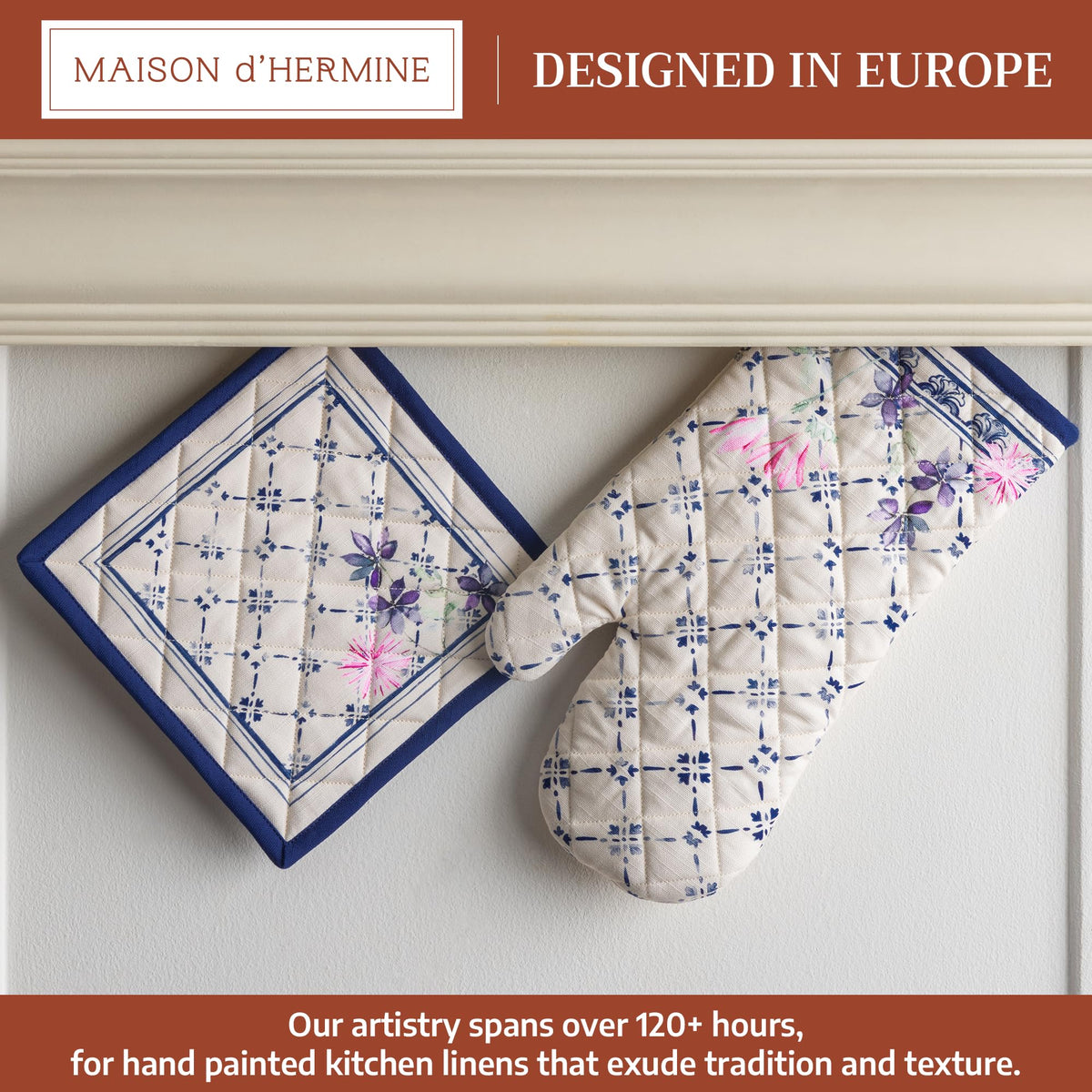 Faience Oven Mitts + Pot Holders