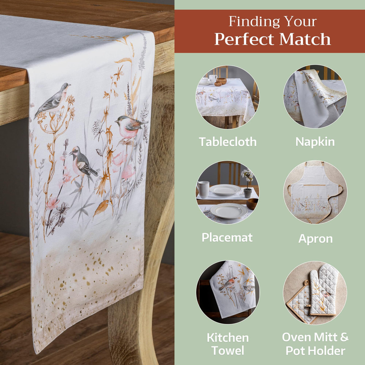 Meadow Florals Table Runners