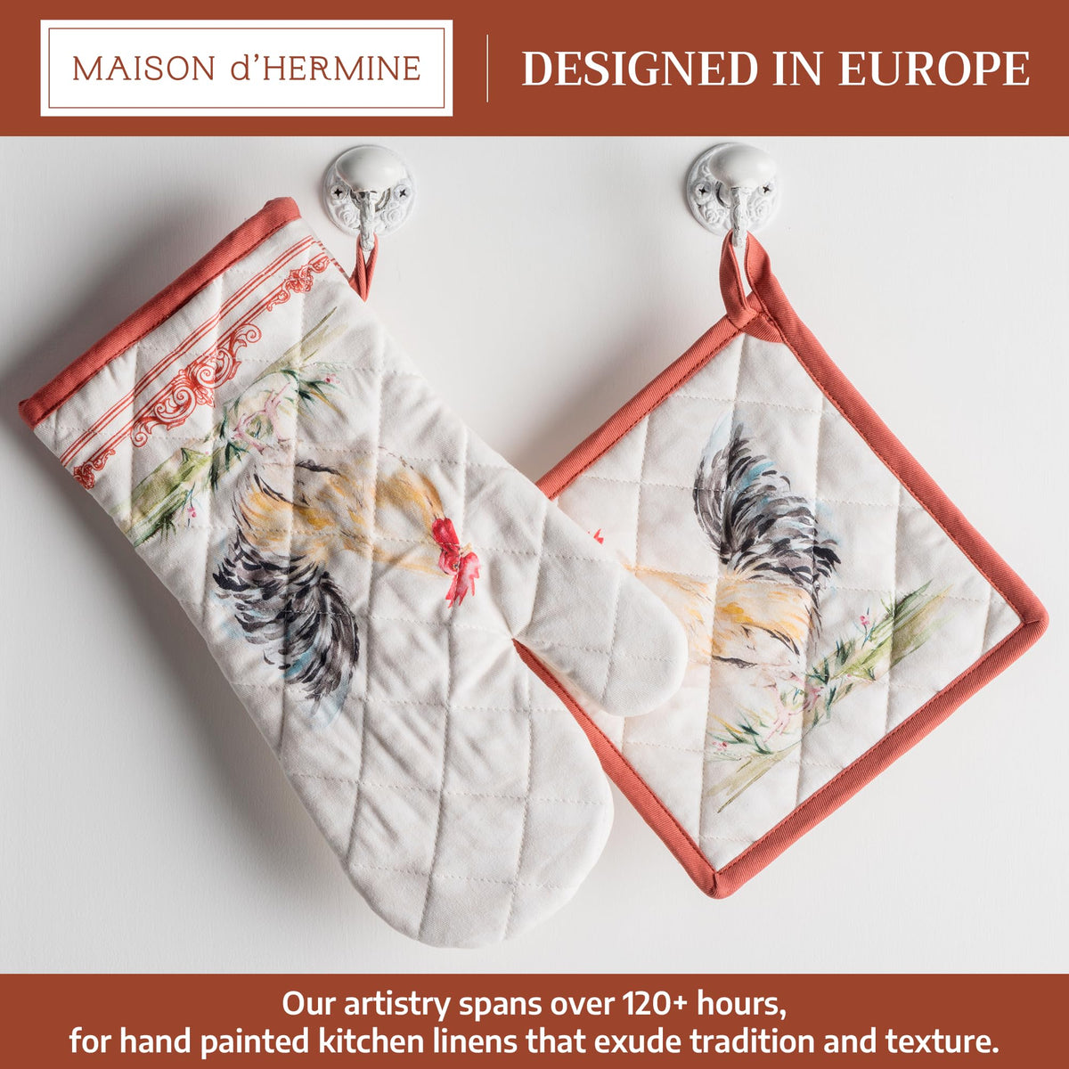 Campagne Oven Mitts + Pot Holders