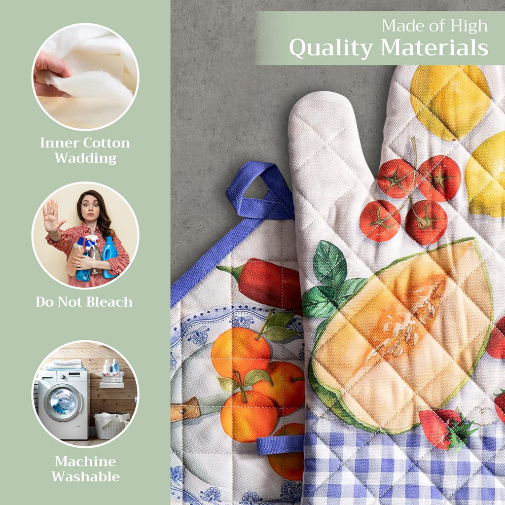Gourmand Oven Mitts + Pot Holders
