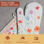 Summer Whisper Oven Mitts + Pot Holders