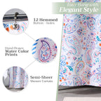 Indian Floral Shower Curtains