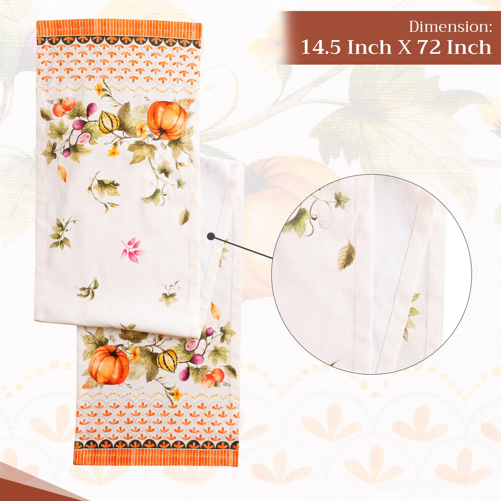 Pumpkin Garden Table Runners