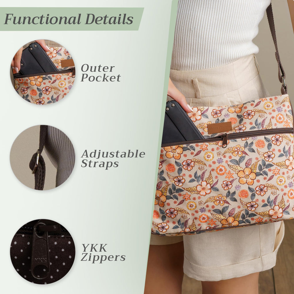 Floral Rain Cross Body Bags