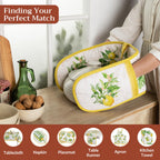 Limoncello Double Oven Mitts