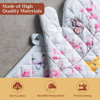 Blossoms in Spring Oven Mitts + Pot Holders