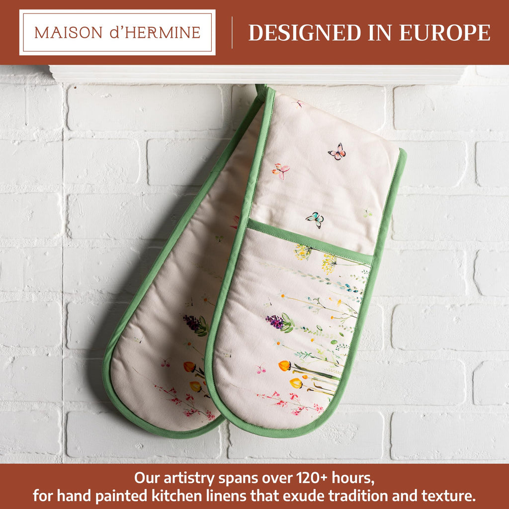 Botanical Fresh Double Oven Mitts