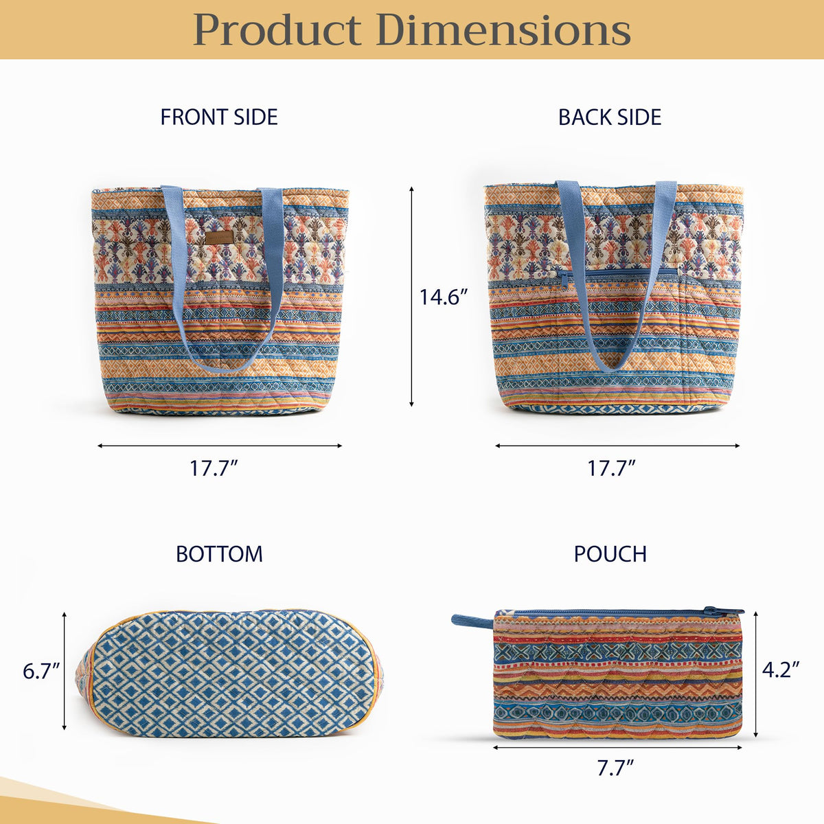 Ikat Shopping Bags
