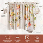 Potiron Kitchen Curtains