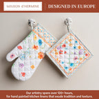 Summer Whisper Oven Mitts + Pot Holders