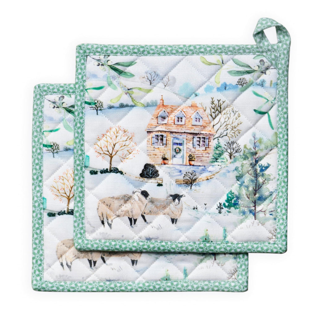 Snowy World Pot Holders
